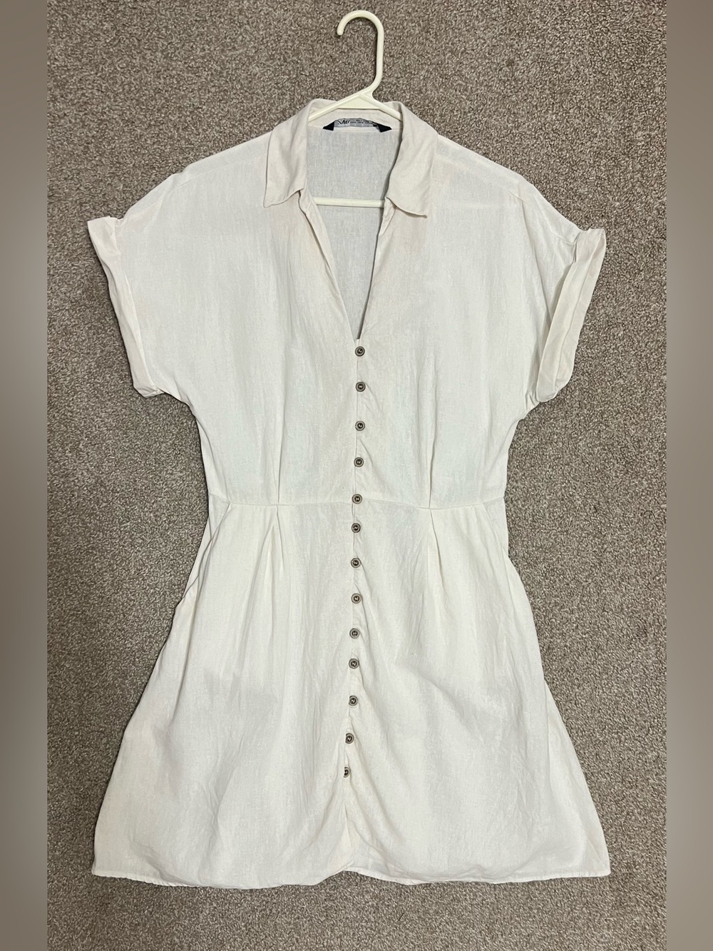 Zara Linen Dress Size Small *No Belt*